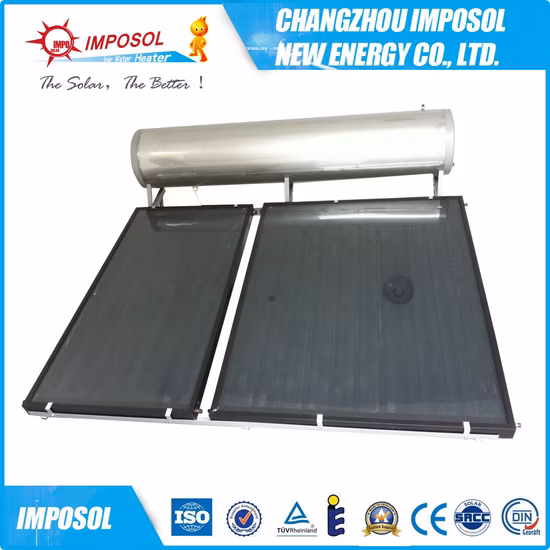 Black Chrome Flat Panel Solar Collector