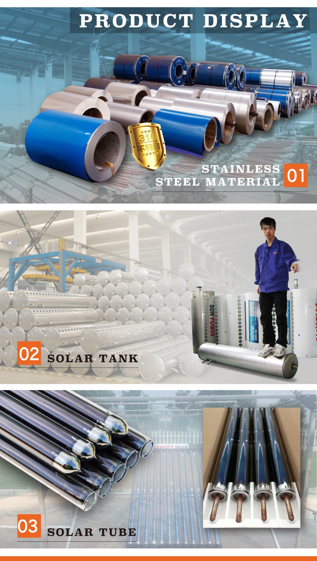 Coil-Pre-Heat Type Solar Water Heater