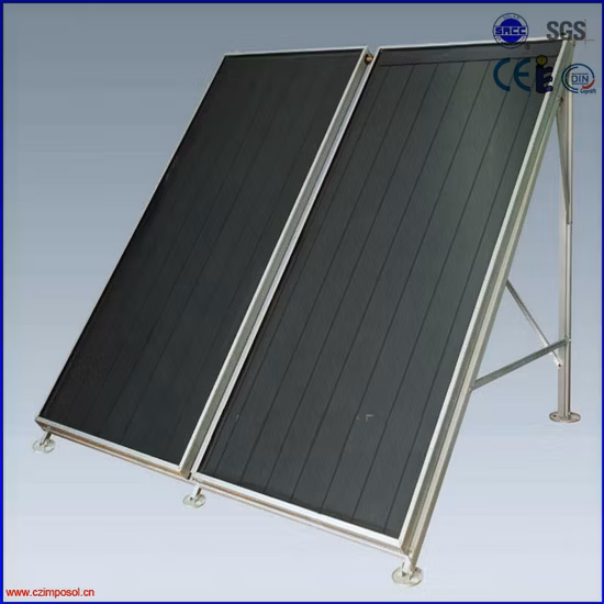 Black Chrome Flat Panel Solar Collector