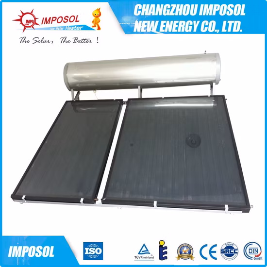  Coletor Solar Compacto Placa Plana em Aço Galvanizado - ISO.  CE.  SGS