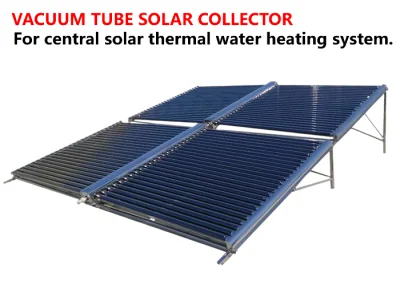 Coletor solar de tubo de vácuo de alta eficiência para sistema de aquecimento central de água quente