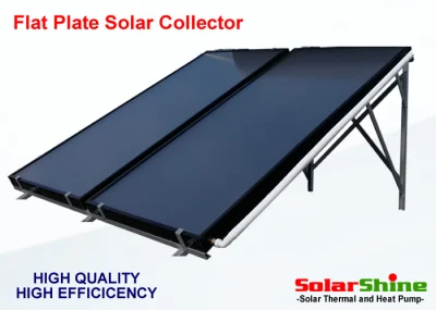 Painel Coletor Solar Térmico de Placa Plana Anticorrosiva para Aquecedor Solar de Água Compacto