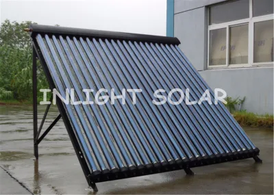 Coletor solar de tubo de calor de liga de alumínio de 24 tubos